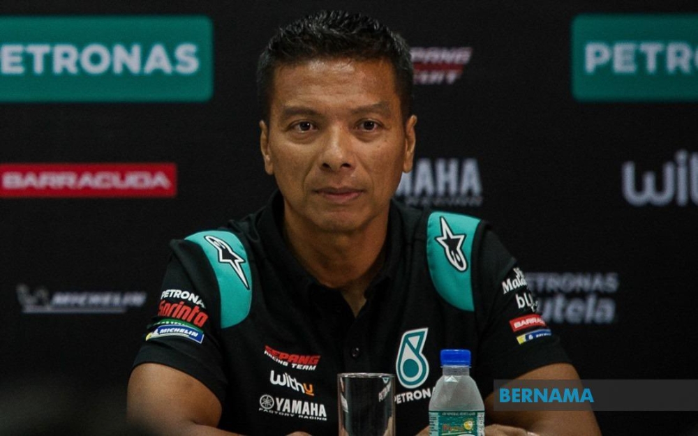 RNF MotoGP team principal Datuk Razlan Razali feels a lot of effort is needed to see local riders line up along international riders in the starting grid of the World Motorcycle Championship (MotoGP), especially in the Premier Class. — Picture via X/Bernama