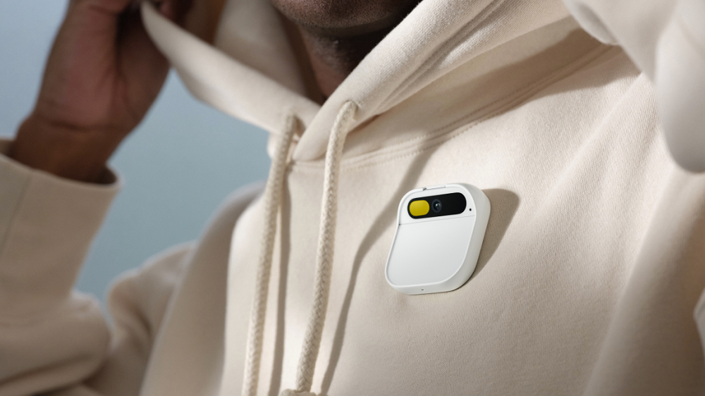 The Ai Pin, as the device is called, is designed to be worn on clothing and can be tapped to talk to a virtual assistant powered by technologies from ChatGPT-creator OpenAI and cloud computing power from Microsoft. — Picture courtesy of Humane