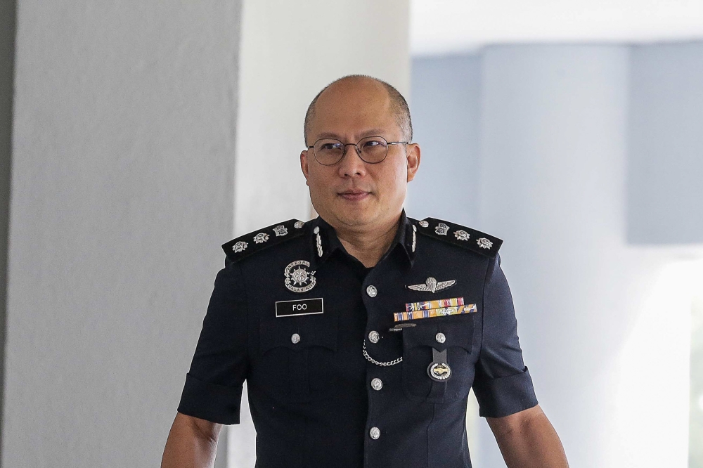 Assistant Commissioner of Police Foo Wei Min is seen at the Kuala Lumpur Court Complex November 16, 2023. ― Picture by Sayuti Zainudin