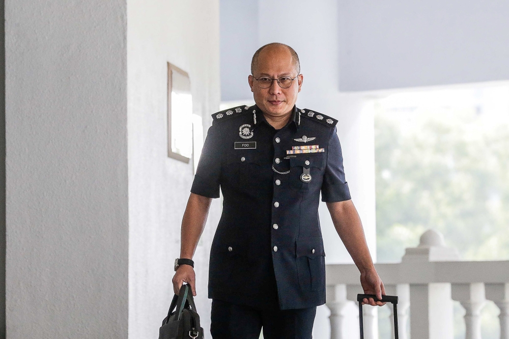 ACP Foo Wei Min arrives at the Kuala Lumpur Court Complex on November 16, 2023. — Picture by Sayuti Zainudin