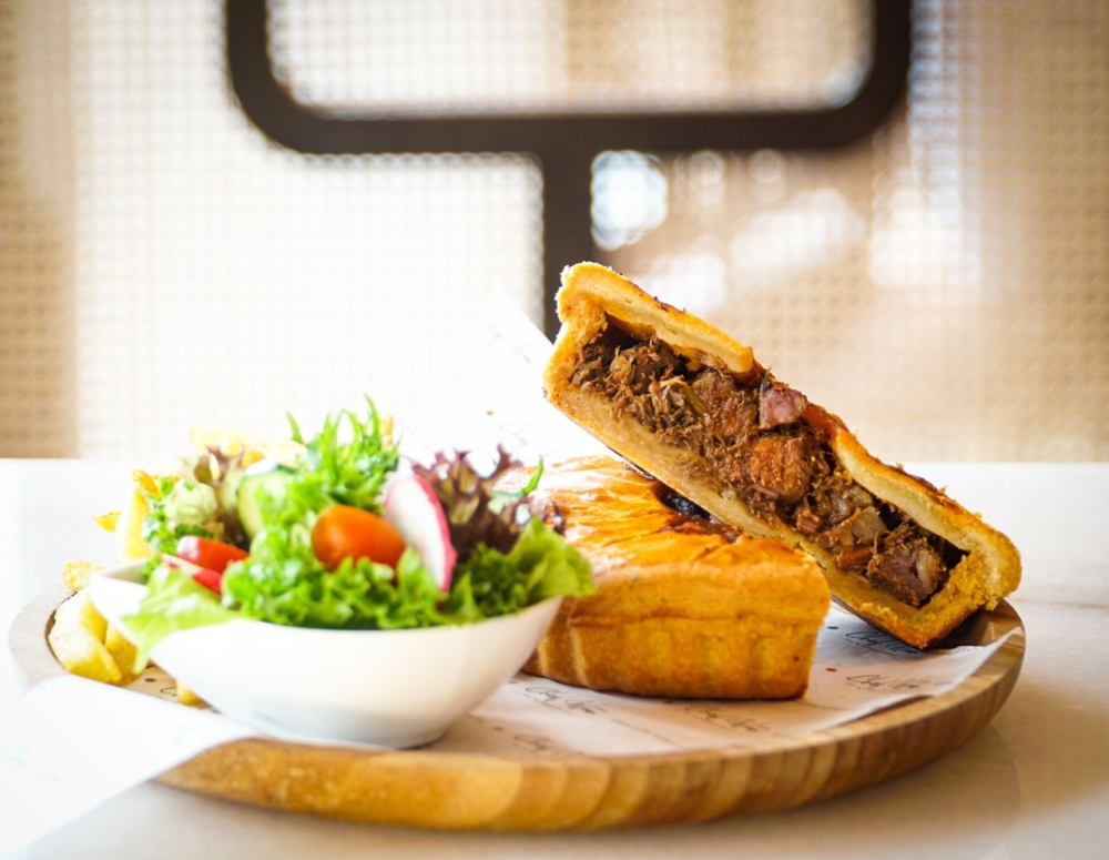 Kambing Kuzi Pie, a signature dish offered at Café Chef Wan. — Picture courtesy of Café Chef Wan