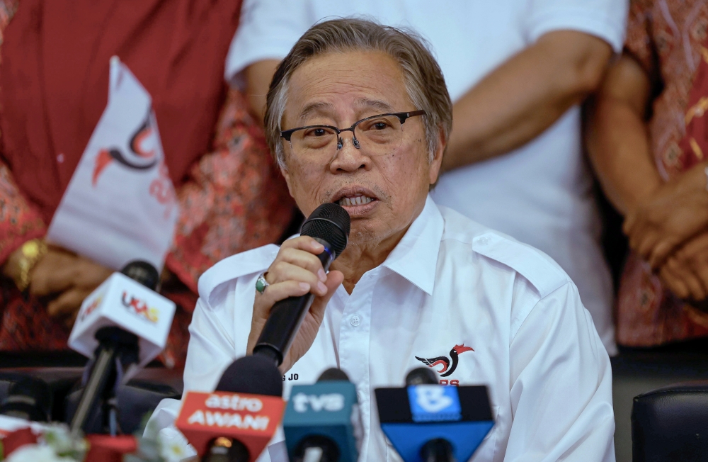 Sarawak Premier Tan Sri Abang Johari Openg says sceptics have doubted the state government’s ability to operate the airline successfully and turn it into a regional carrier.— Bernama pic