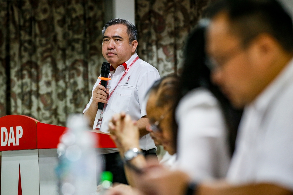 DAP secretary-general Anthony Loke said the understanding and commitment of all political coalitions in the unity government was key to the stability of the federal government, which celebrated its first anniversary on November 24. — Picture by Hari Anggara