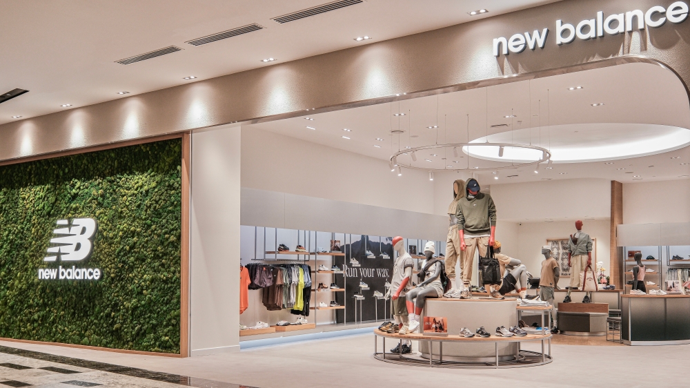 The newly-opened New Balance store at The Exchange TRX features communal seating with a more focused collection for younger customers. — Picture courtesy of New Balance Malaysia