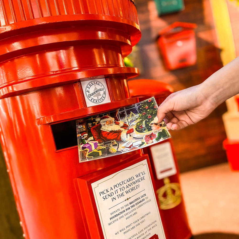 Let the Gardensville Postal Service take care of your season greetings to loved ones near and far. — Picture courtesy of The Gardens Mall