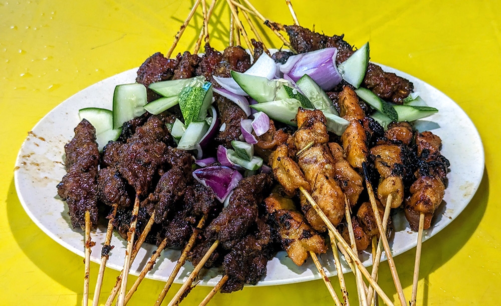 Satay from Satay Kajang Zai.