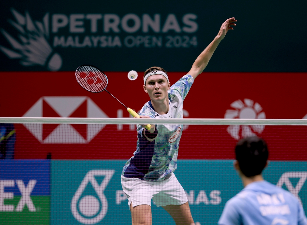 The 30-year-old Danish star, who is gunning for his third consecutive Malaysia Open title, tamed Singaporean Loh Kean Yew 21-13, 21-15 in 43 minutes to extend his winning record to eight from 10 matches they have played. — Bernama pic 