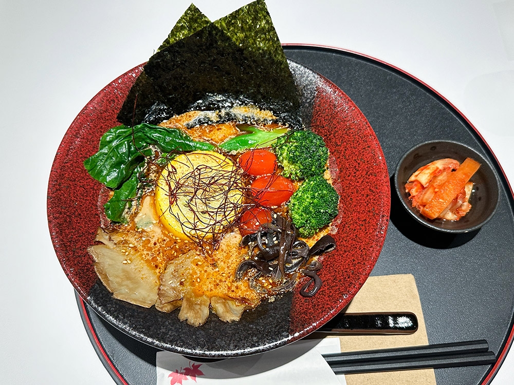 Spicy Mala Ramen tickles your tongue with its spiciness but you just want it more.