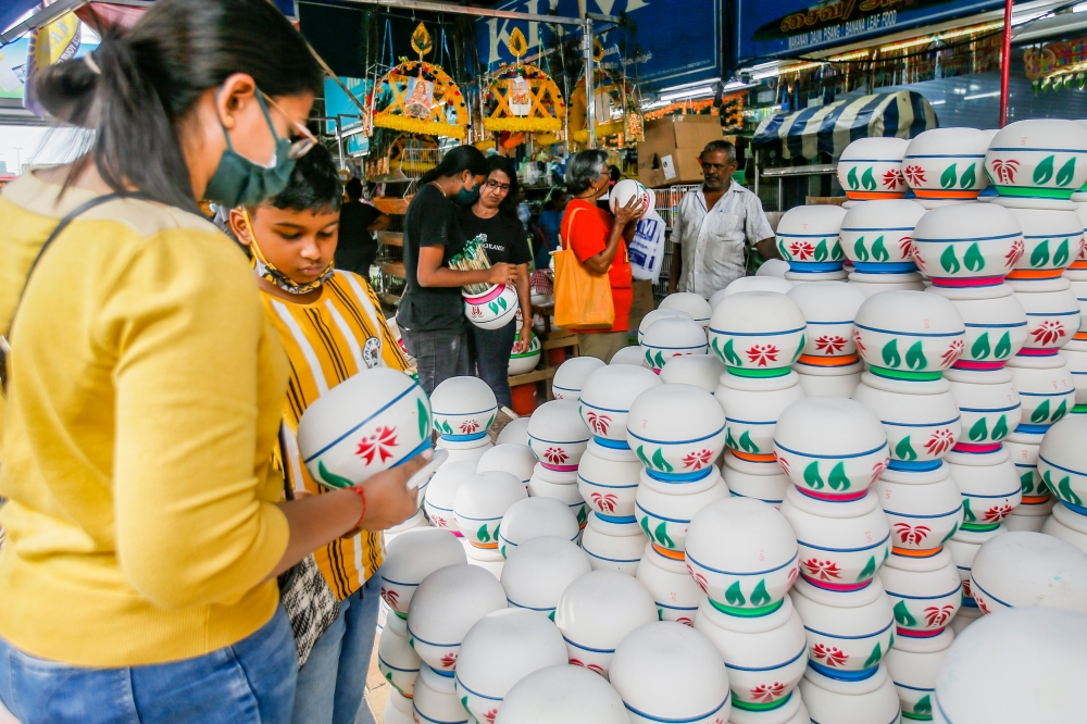 Celebrated during the Thai month in the Tamil calendar, the four-day-long Pongal festival marks the start of the harvest season in southern India. — Picture by Hari Anggara