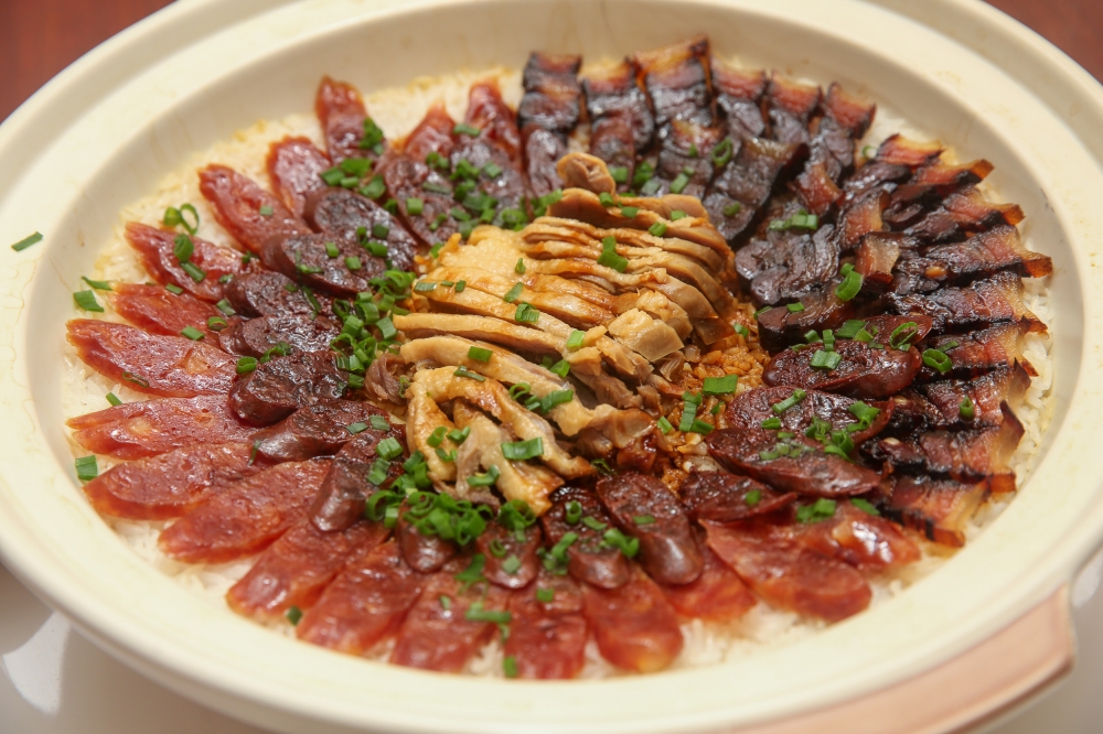 The smell of the Claypot Symphony with Chinese Sausage will have you salivating for the rice topped with the waxed meats sourced from Hong Kong.