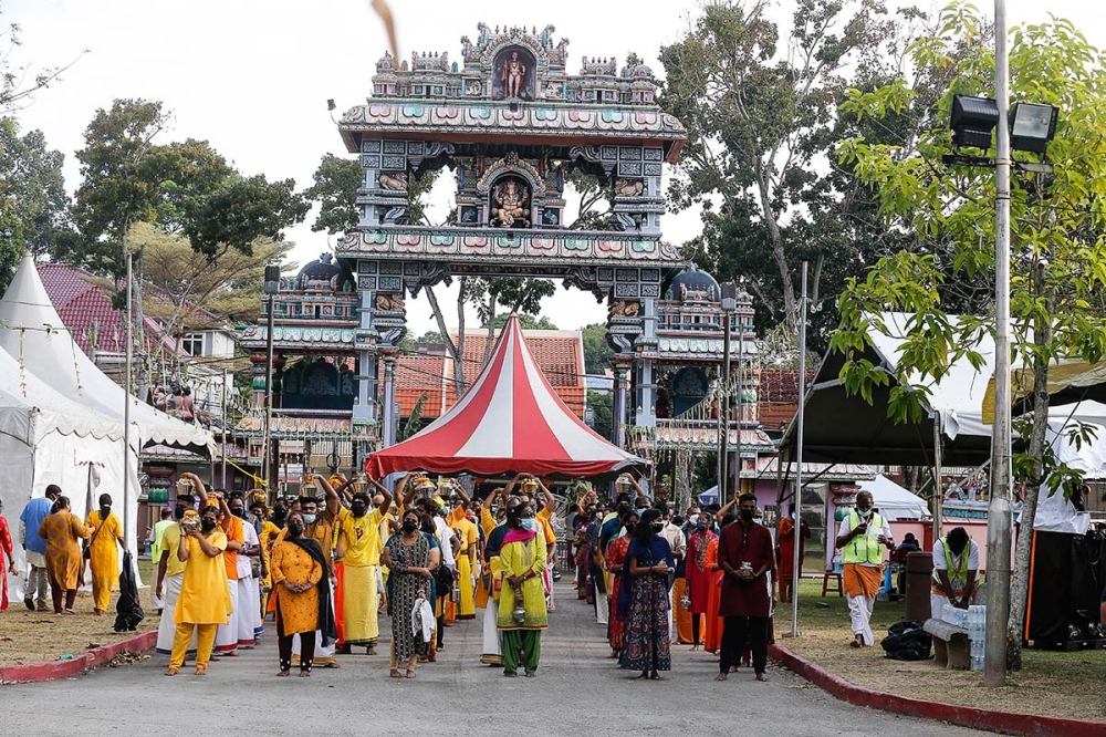 Rayer says this year's Thaipusam will be different as for the first time in a sign of unity both the gold and silver chariots will feature in the procession to the temple in Jalan Kebun Bunga. — File picture by Sayuti Zainudin