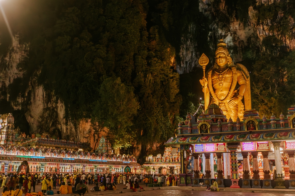 General view at the Batu Caves temple ahead of Thaipusam celebration in Batu Caves, January 23, 2024. — Picture by Raymond Manuel