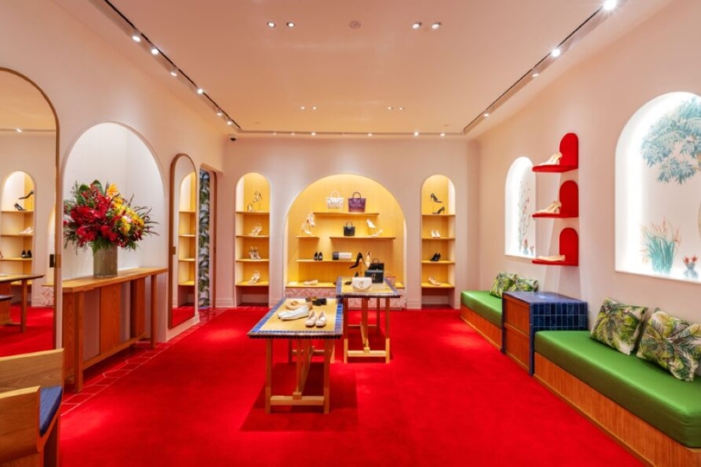 The luxury French brand has opened a boutique in The Exchange TRX, imagined as an invitation to a holiday moment with Louboutin himself. — Picture courtesy of Christian Loubotin