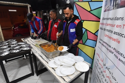 ‘Restaurant of Love’ helps feed Tunis homeless