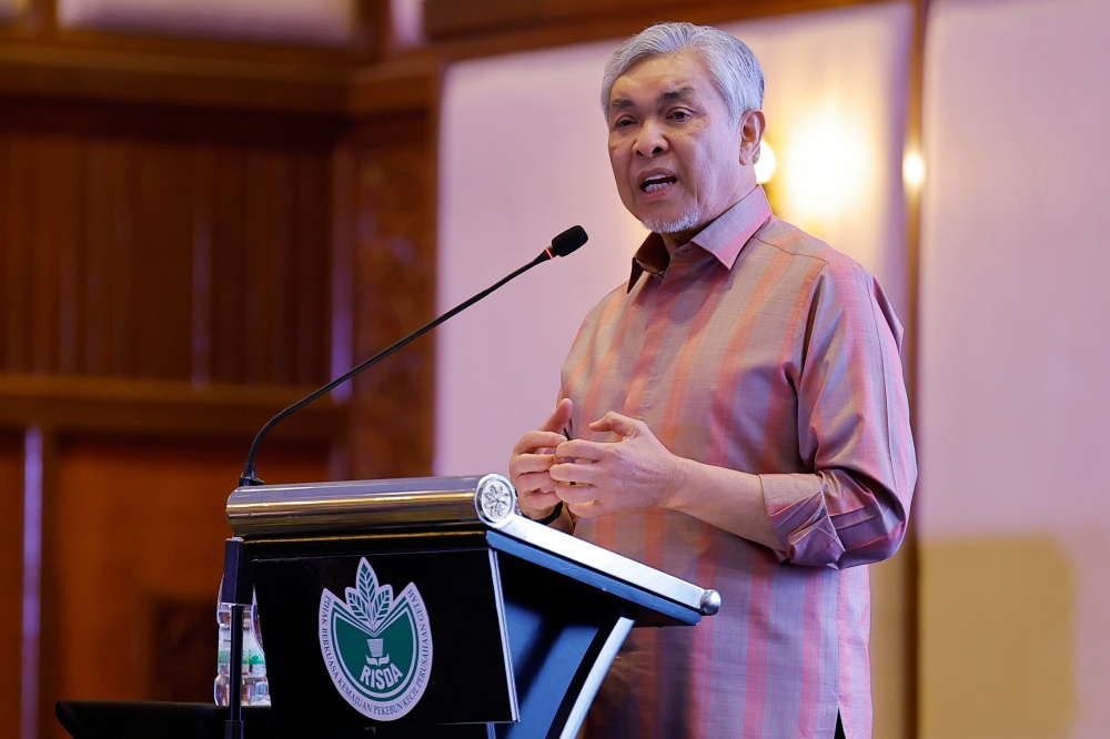 Deputy Prime Minister Datuk Seri Ahmad Zahid Hamidi said the national TVET education system will focus on new areas, including electric vehicles (EV), artificial intelligence (AI), communications and digital as well as solar energy. — Bernama pic 