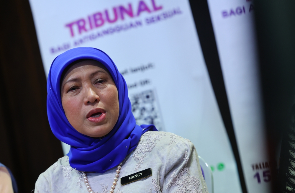 Women, Family, and Community Development Minister Datuk Seri Nancy Shukri said three states recorded the highest cumulative number of cases during that period, with Selangor recording 111 cases, followed by Johor (64) and Sabah (56). — Bernama pic 