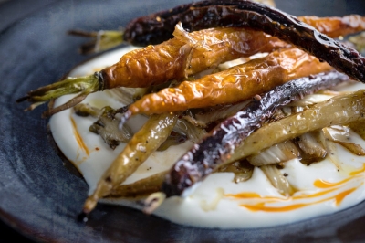 Regale your guests with these ravishing roasted heirloom carrots and fennel