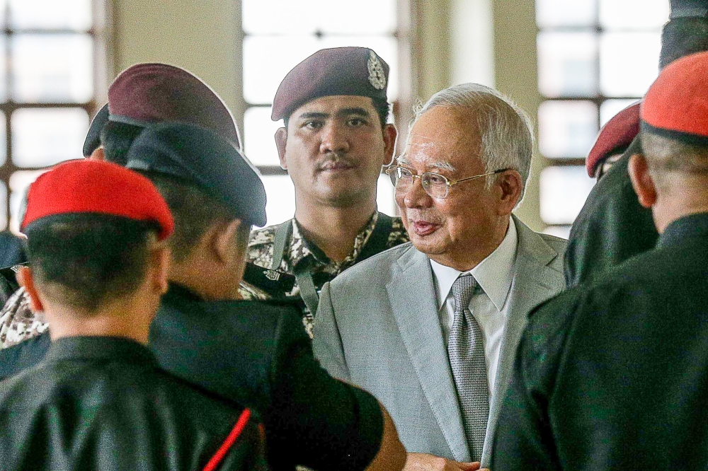 Datuk Seri Najib Razak alleged that he received confirmation on February 12 about the issuance of the 'supplementary order' or Addendum Order, which would allow him to serve his reduced prison sentence under the condition of 'home arrest' instead of Kajang Prison. ― Picture by Sayuti Zainudin 