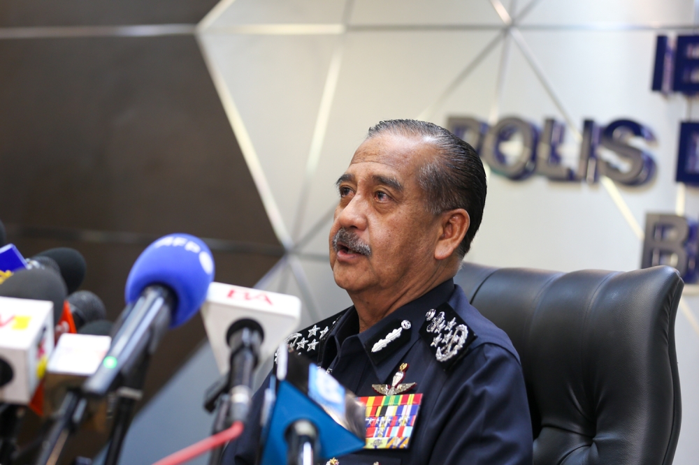 IGP Tan Sri Razarudin Husain (pic) said the late Tun Mohammed Hanif Omar had contributed a lot towards strengthening the police force. — Picture By Raymond Manuel