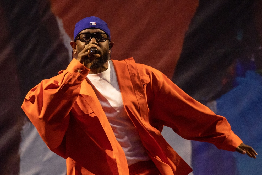 US rapper Kendrick Lamar performs during the 2023 Governors Ball Music Festival at Flushing Meadows Corona Park in New York City on June 11, 2023. — AFP pic