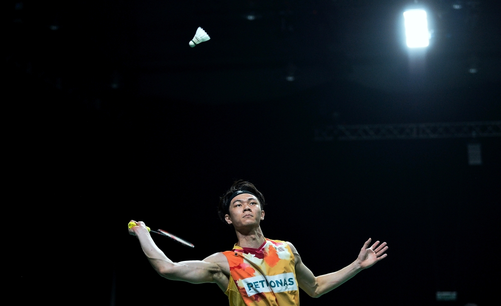 The sixth-seeded Lee Zii Jia took just 36 minutes to win the second-round tie and set up a quarter-final date against China’s world number 19 Lu Guang Zu tomorrow. — Bernama pic