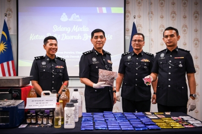 Brickfields police: Man arrested for drug trafficking, drugs worth RM106,650 seized