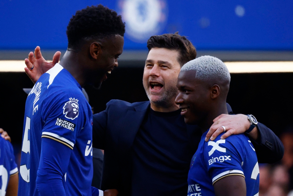 Mauricio Pochettino, who had a year left on his contract, was dismissed on Tuesday after Chelsea’s sixth place finish in the Premier League. — Action Images pic via Reuters