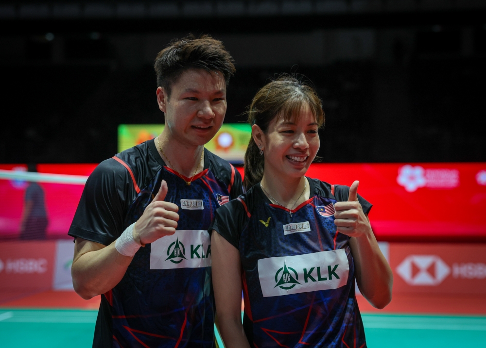 National mixed doubles pair Goh Soon Huat and Lai Shevon Jemie. — Bernama pic