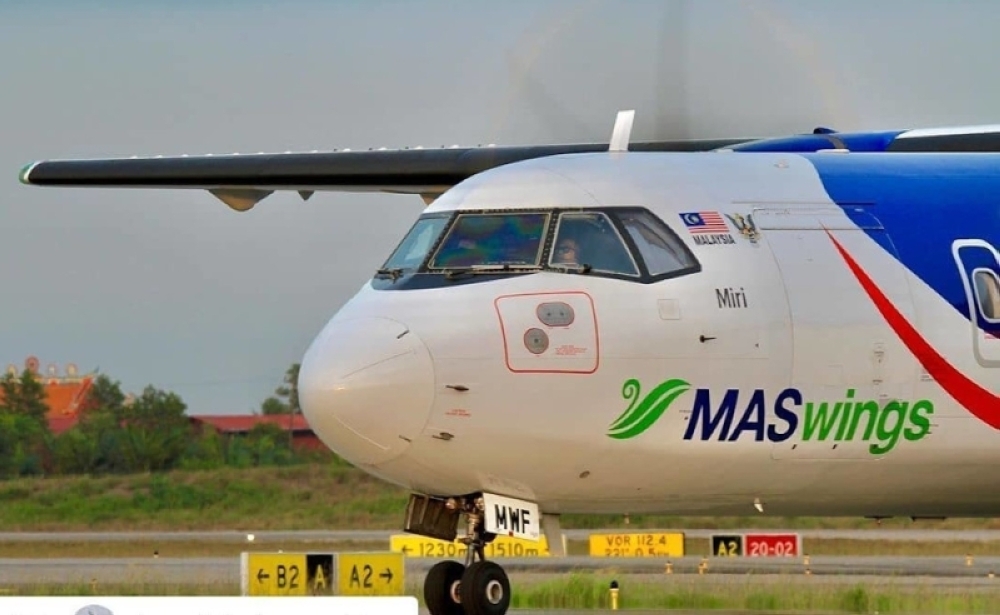 MASwings yesterday announced it is mounting four additional flights from Miri to Long Banga for the Gawai Dayak celebrations. — Picture via Facebook/MASwings