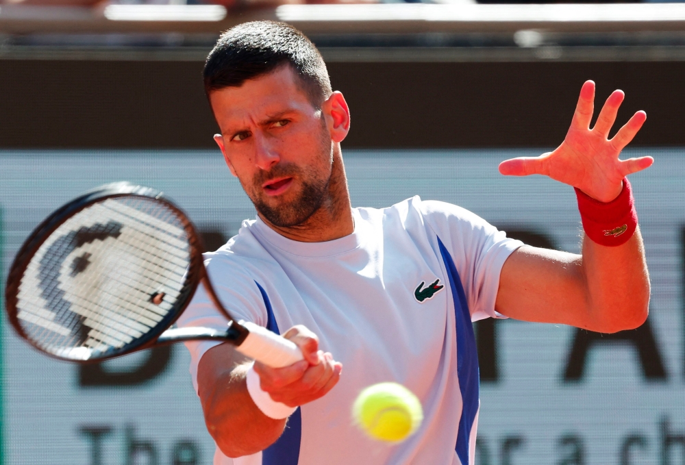 The world number one, seeking a fourth Roland Garros title and record-extending 25th major, is enduring his worst run since 2018. — Reuters pic 