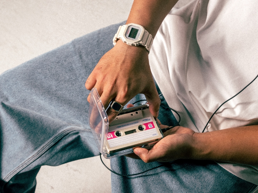 Local streetwear brand Against Lab worked with Casio G-SHOCK to create a new watch with design inspired by cassette tapes. — Picture courtesy of Casio Malaysia.