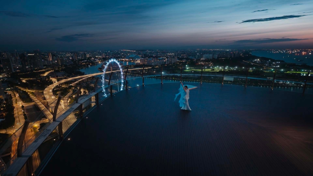 The scenic view of Singapore’s cityscape, 56 storeys up, is breath-taking. — Picture courtesy of Marina Bay Sands