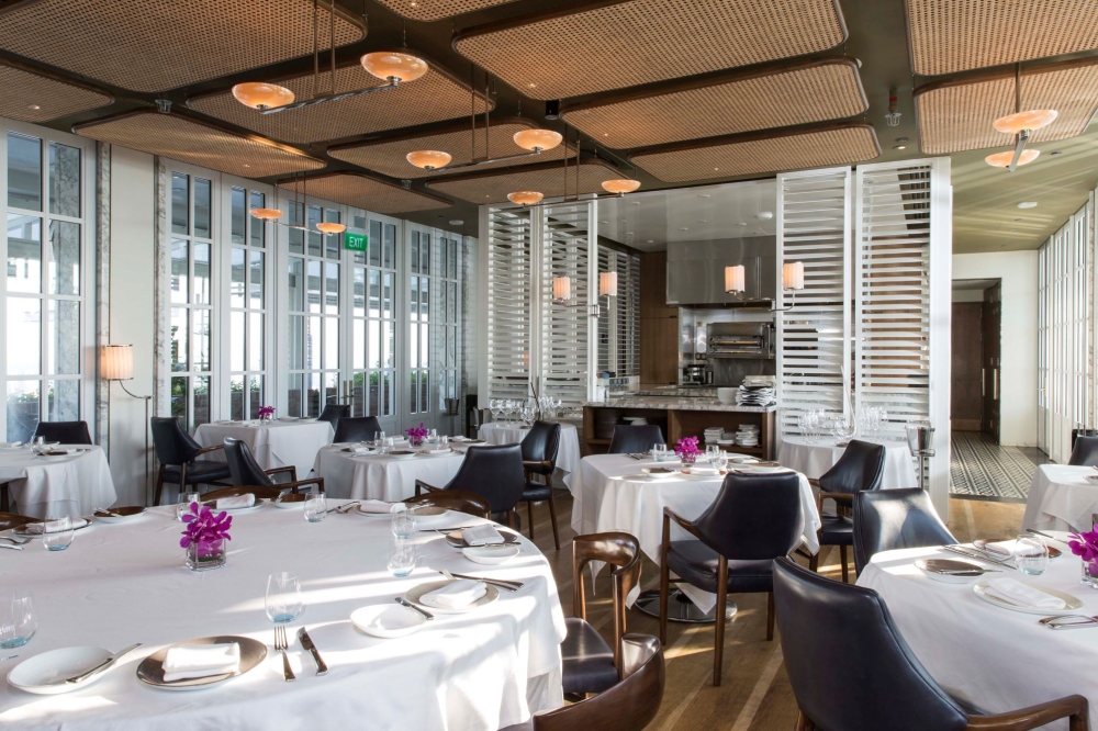 The main dining room of Spago, which is located on Sands Skypark. — Picture courtesy of Marina Bay Sands