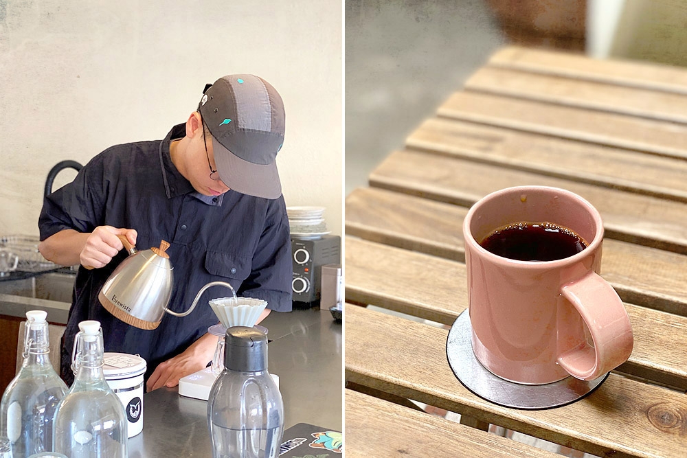 Slow-brewed filter coffee for an unrushed cuppa.