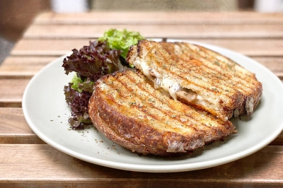 Discover the perfect grilled cheese sandwich at Yue Coffee Bar in Cheras