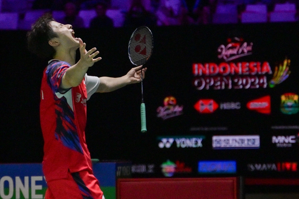 Xi dari Tiongkok meraih gelar Indonesia Open untuk pertama kalinya