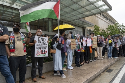 Remember Rachel Corrie: Pro-Palestine activists ensure US Embassy doesn’t forget Israel’s atrocities during Fourth of July revelry