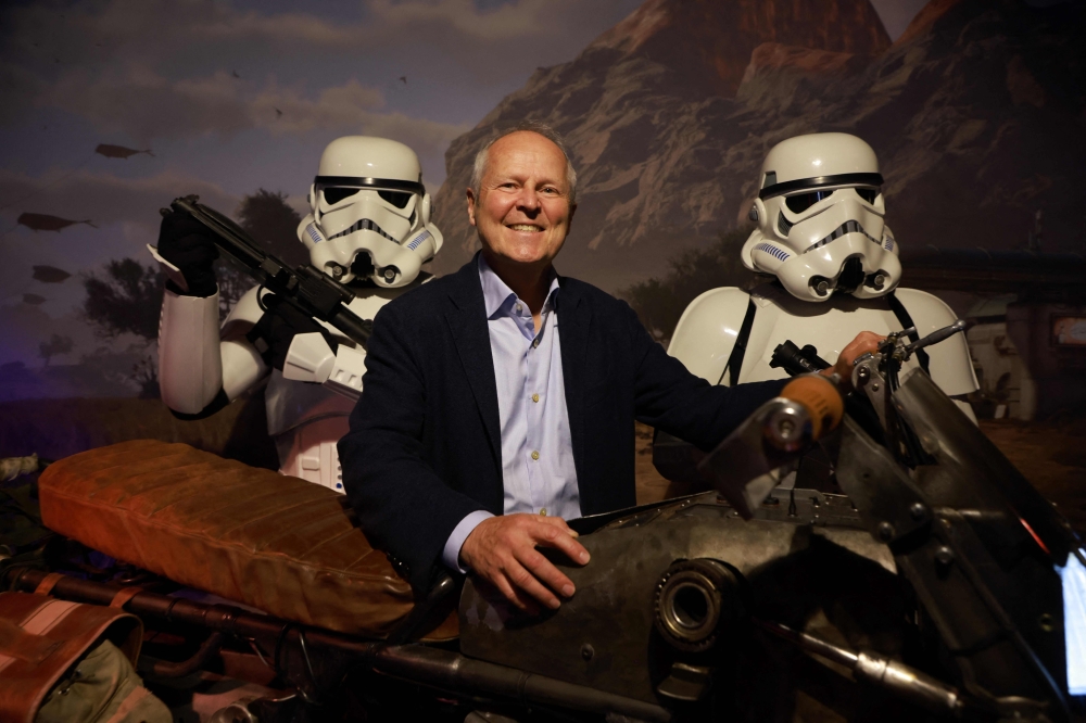 Ubisoft CEO Yves Guillemot poses for a photo at Ubisoft's Forward conference at The Belasco in Los Angeles, California June 9, 2024. — AFP pic