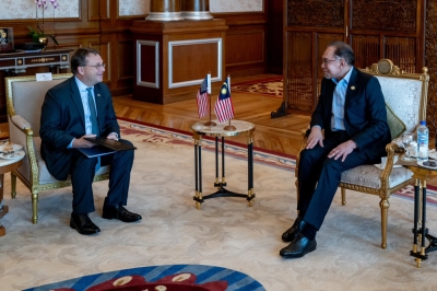 总理安瓦尔接见美国驻马来西亚大使