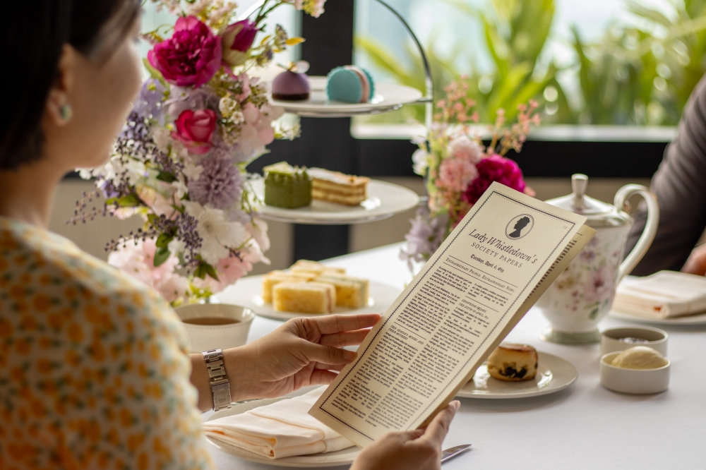 Bridgerton Afternoon Tea offers guests an experience that blends the Regency era’s charm with the hotel’s modern sophistication. — Picture courtesy of Banyan Tree Kuala Lumpur