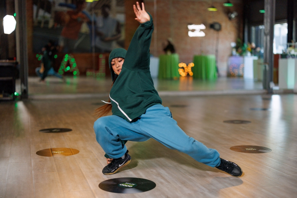 File photo of US breakdancer Logan Edra performing a sequence of dance moves at Playground LA in Los Angeles, California, US, June 11, 2024. — Reuters pic