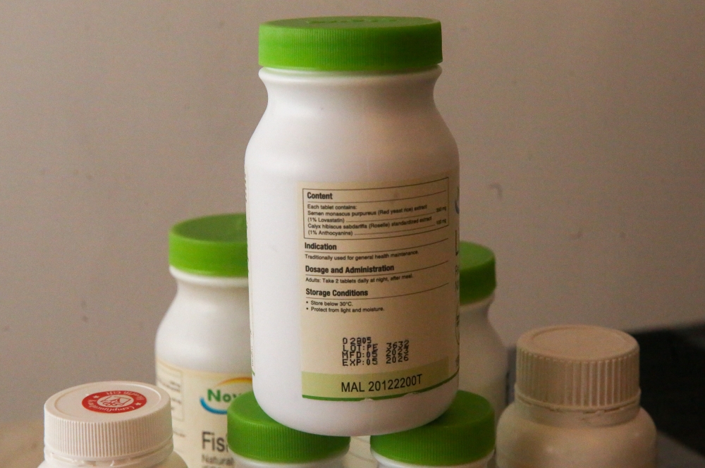 The final letter in the registration number identifies that category of the health product. — Picture by Choo Choy May