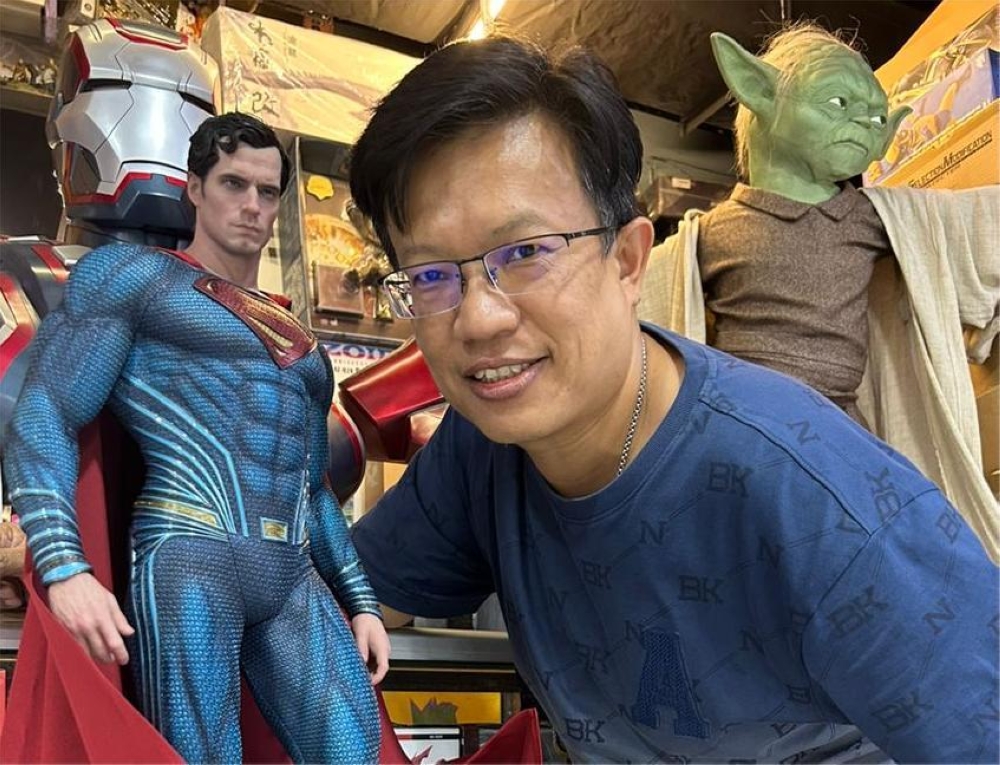  Chin Siew Loong, aged 47, is a businessman who has been collecting all things tokusatsu, including non-related figures. — Picture courtesy of Chin Siew Loong