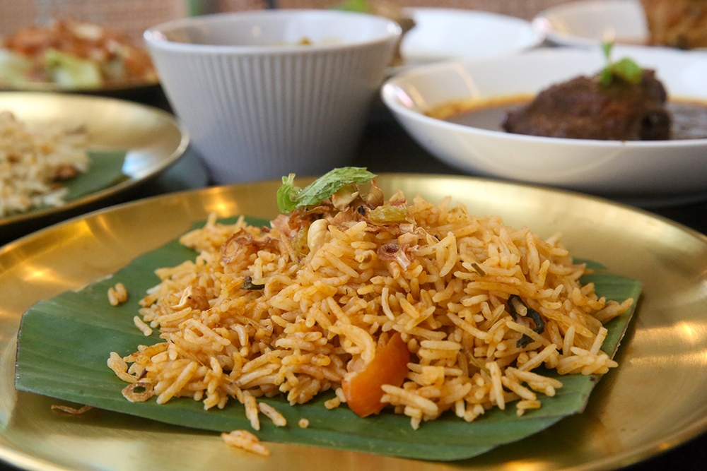 A portion of 'nasi tomato', one of the most popular items at La Achee Porra.