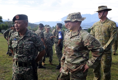 马来西亚、美国、澳大利亚在沙巴举行联合军事演习