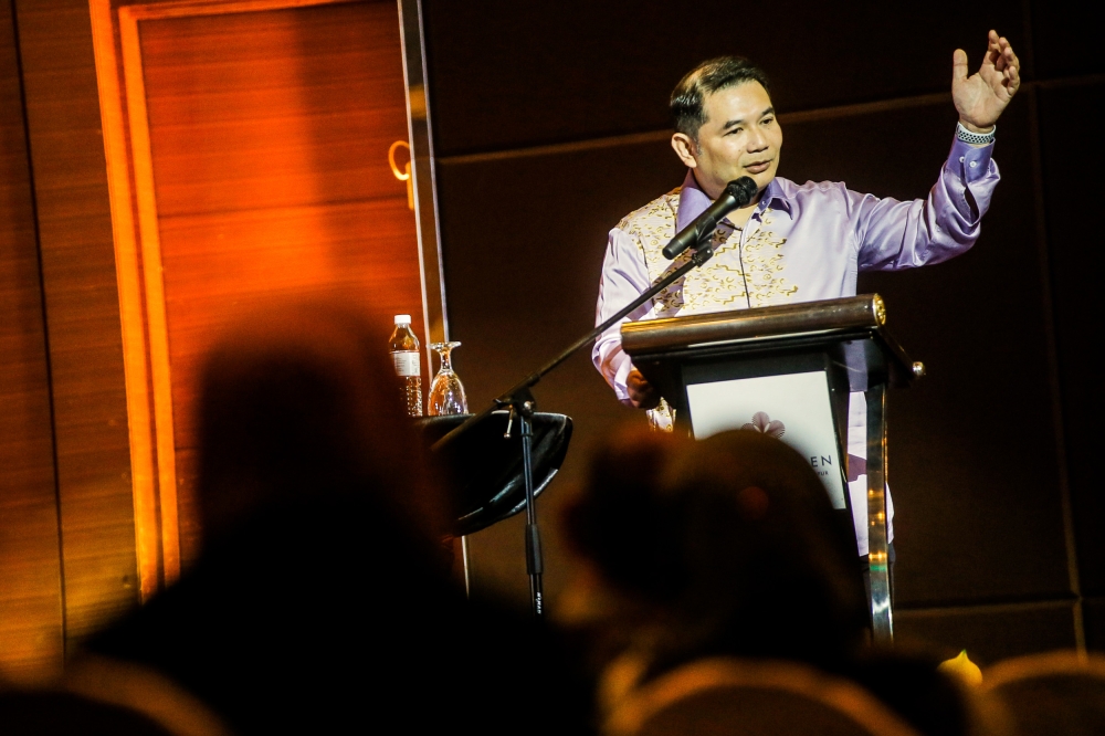 PKR deputy president Rafizi Ramli while hoping for at least 65 per cent voter turnout, compared to several previous by-elections, including the Kuala Kubu Baru by-election in Selangor on May 11, which recorded nearly 63 per cent, prefers the figure to be much higher this time. — Picture by Hari Anggara