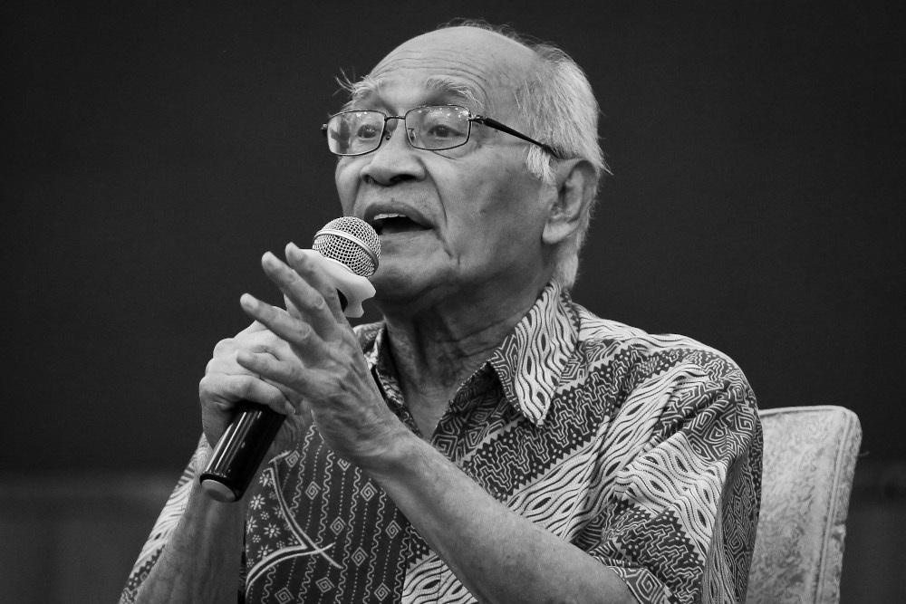 PKR founding member Syed Husin Ali died on June 29 at the age of 88. ― File picture by Yusof Mat Isa