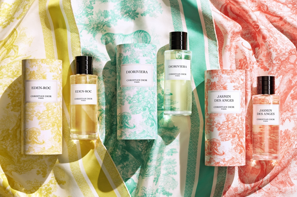 The pop-up offered a selection of summer essentials, including these fragrances. — Picture courtesy of Dior