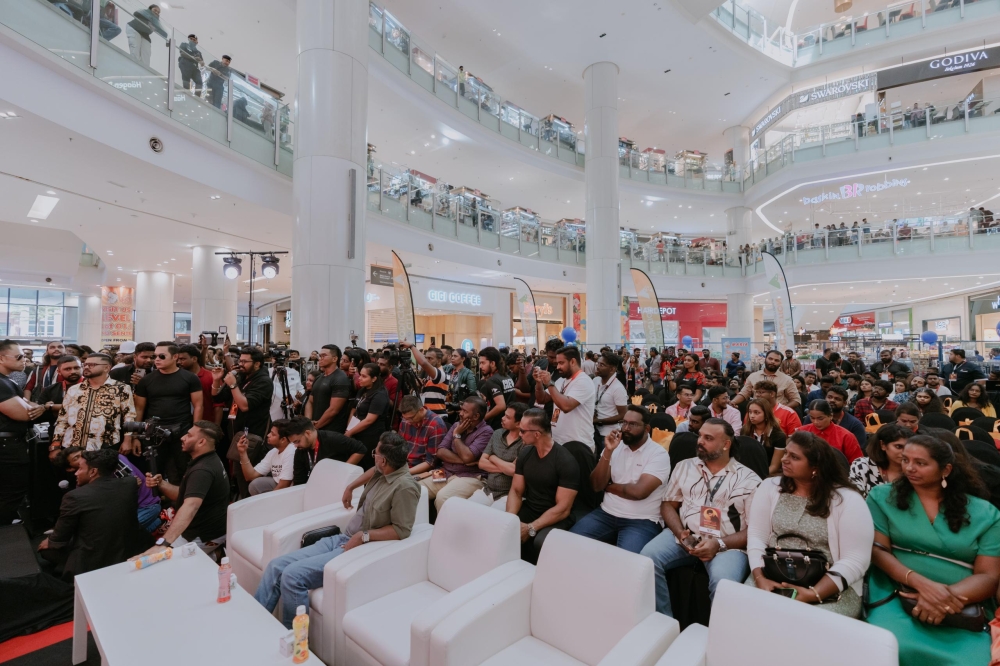 The crowd at Nu Sentral yesterday enjoyed engaging with Adhi who did not just address the media but also prioritised all his fans to ask him questions. —  Pic by City Production.