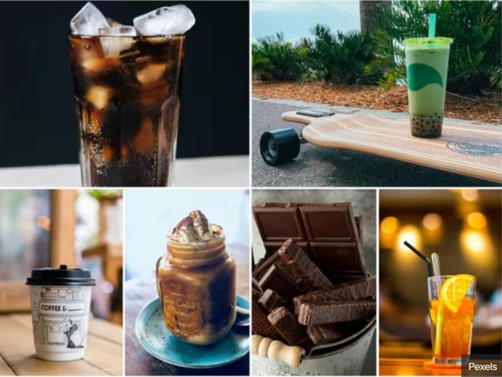 Cola, bubble tea, coffee, mocha, chocolates are food and drinks that contain caffeine. — Pexels pic